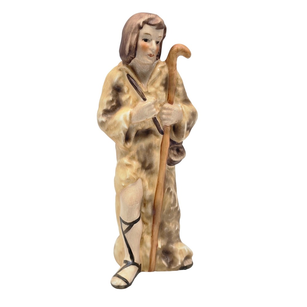 Goebel Sacrart Shepherd HX 281 G Nativity Figurine W Germany Decor Vintage 1958